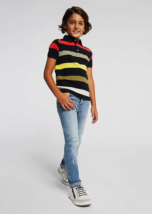 Spodnie denim przetarcia