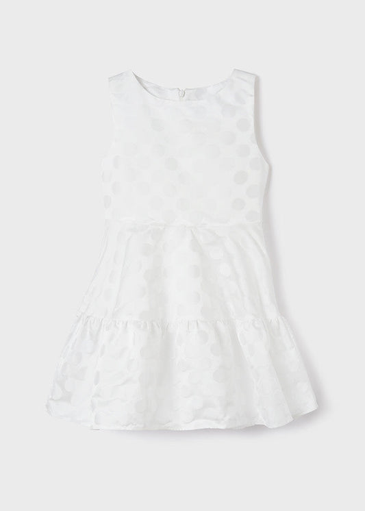 Sukienka żakard groszki