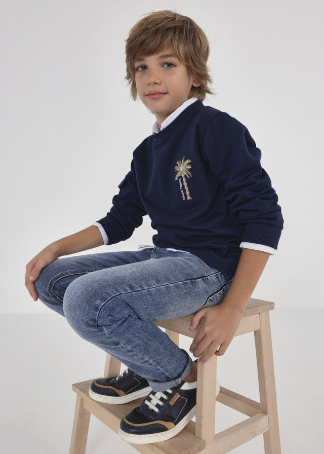 Spodnie jeans slim fit basic