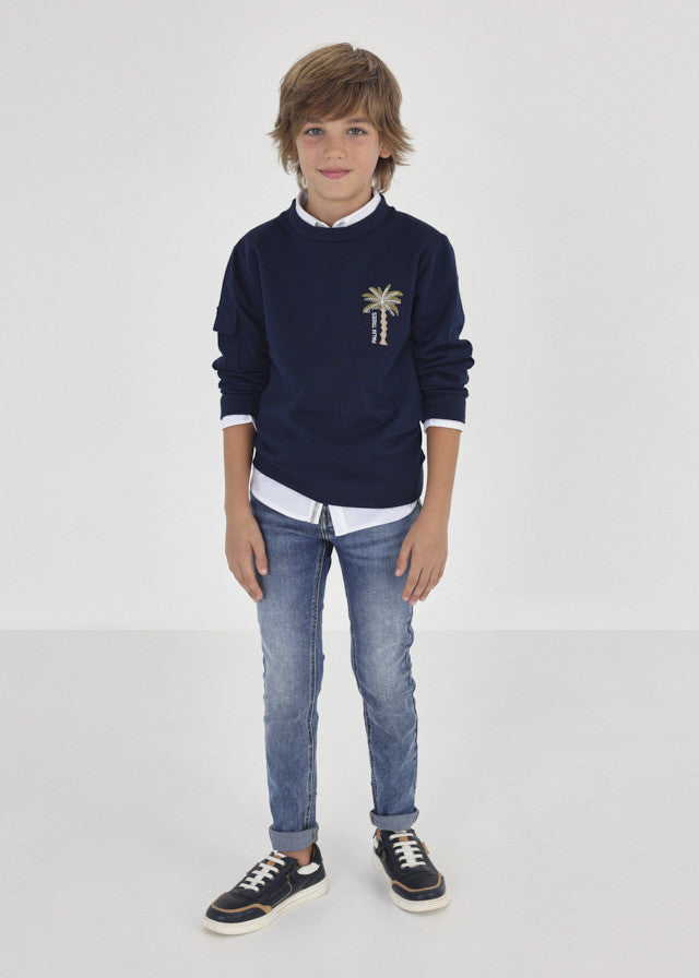 Spodnie jeans slim fit basic