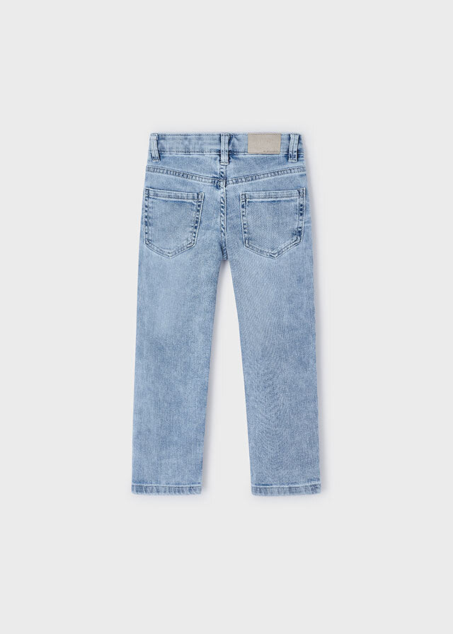 Spodnie jeans regular fit - kolor Jasny