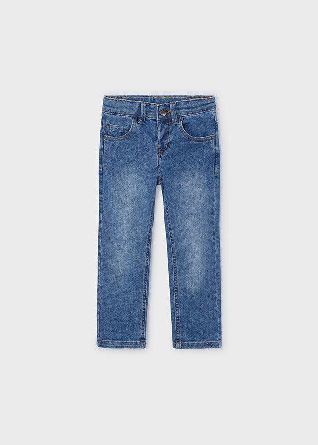 Spodnie jeans regular fit - kolor Medio