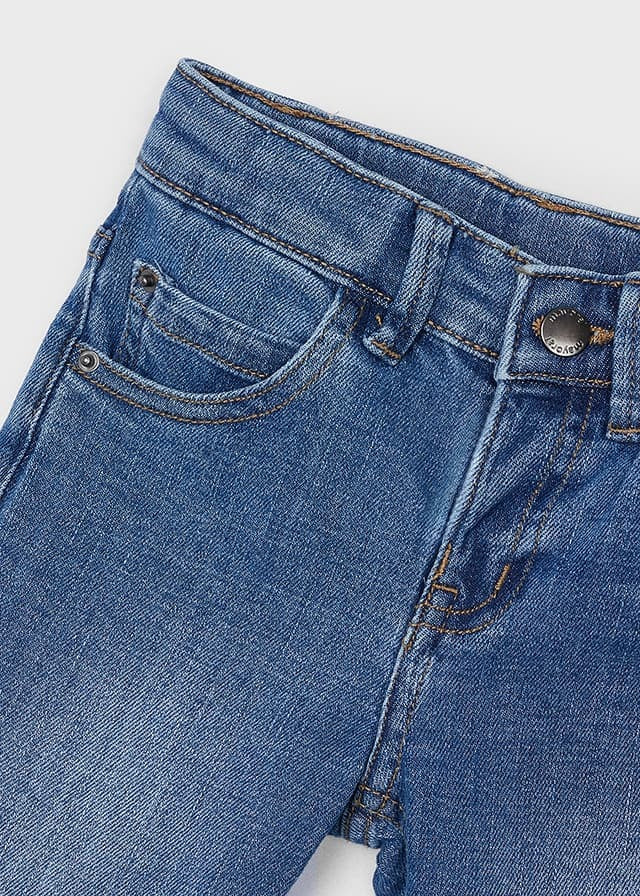 Spodnie jeans regular fit - kolor Medio