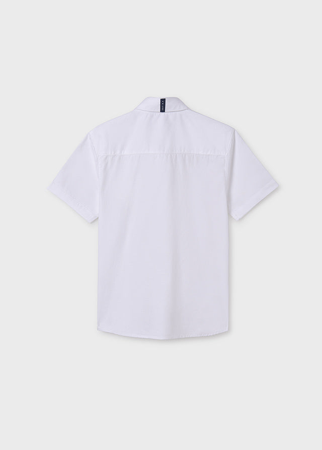 Koszula krótki rękaw wizytowa - kolor Biały