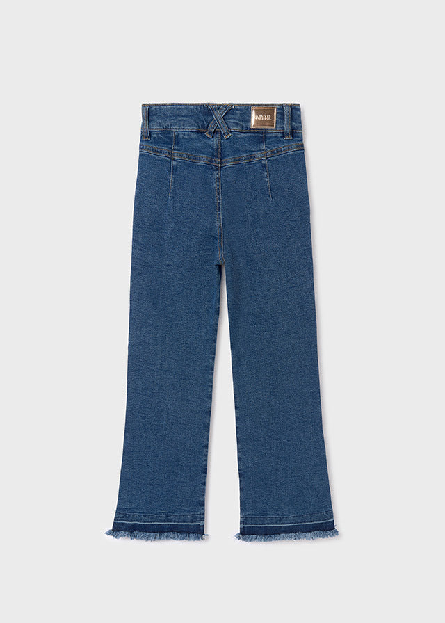 Spodnie jeans - kolor Ciemny