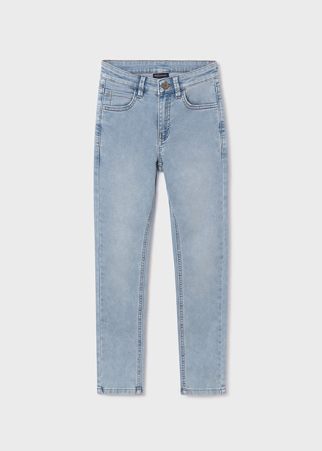 Spodnie jeans soft - kolor Jasny