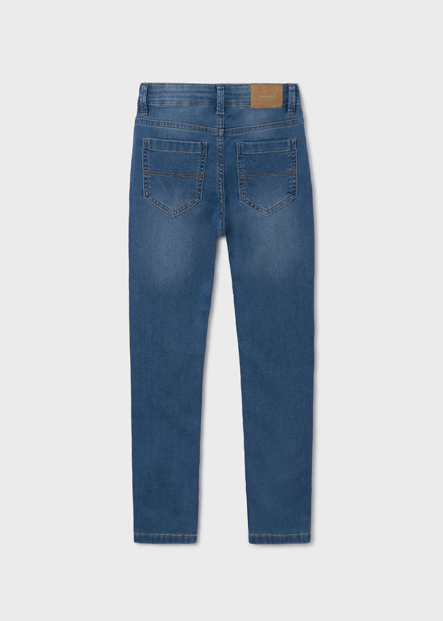 Spodnie jeans soft - kolor Medio