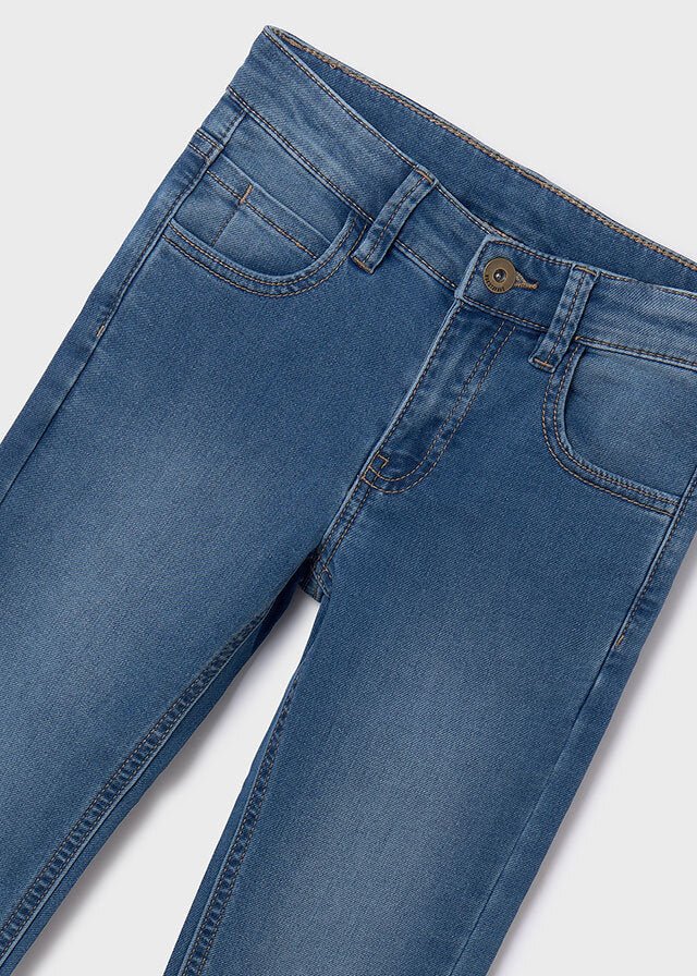 Spodnie jeans soft - kolor Medio