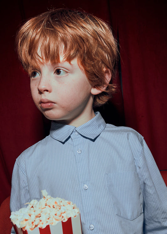 Koszula długi rękaw basic - Clear sky