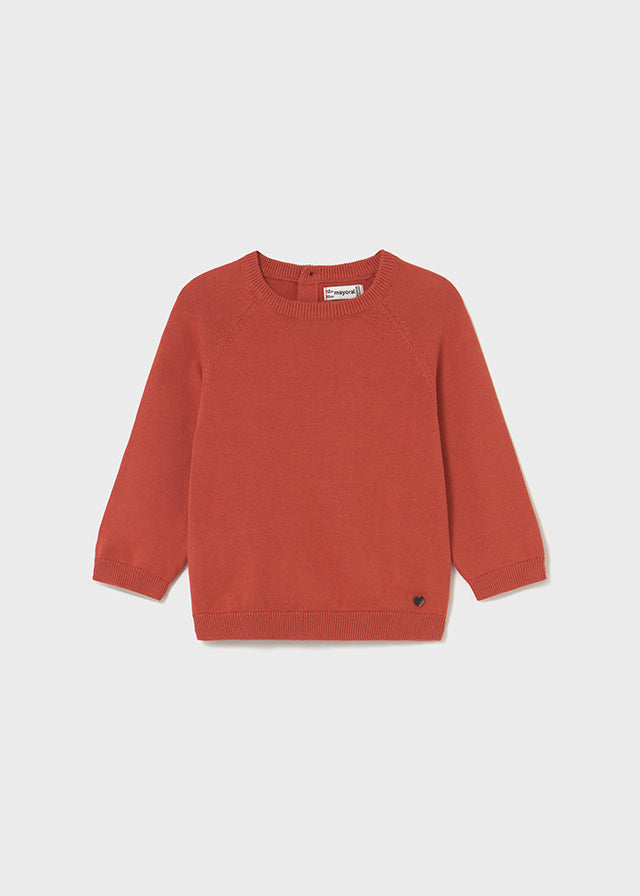 Sweter bawełna - Miedziany