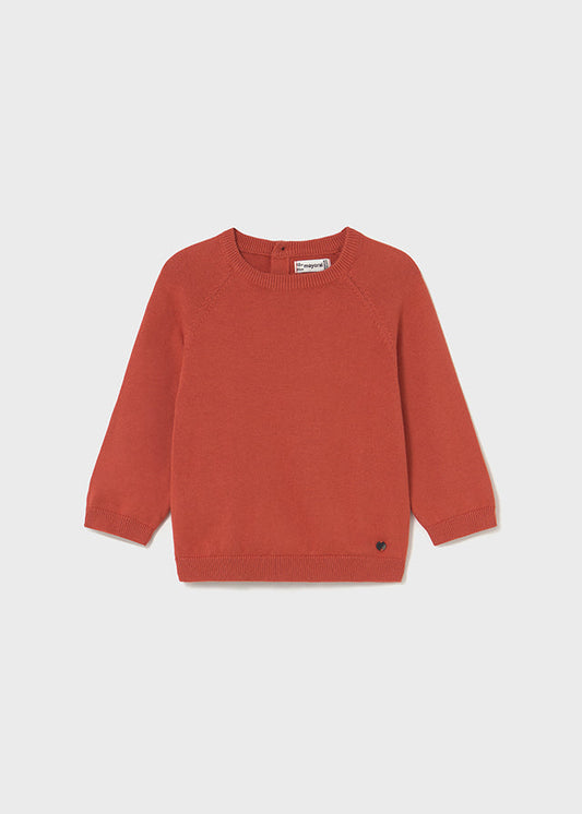 Sweter bawełna - Miedziany