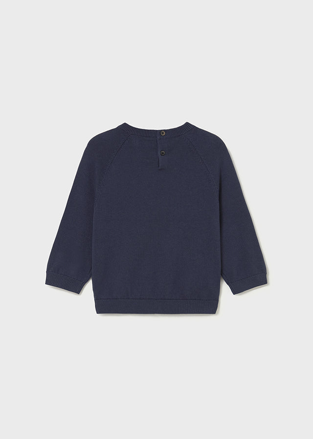 Sweter bawełna - Blue