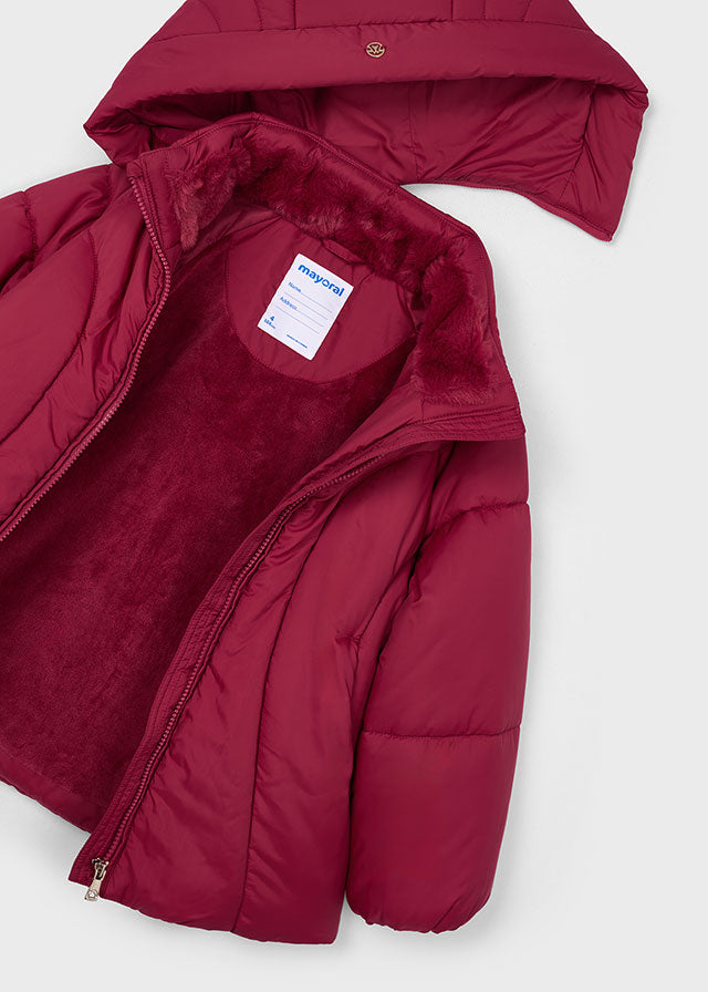 Kurtka styl szkolny - Wiśniowy