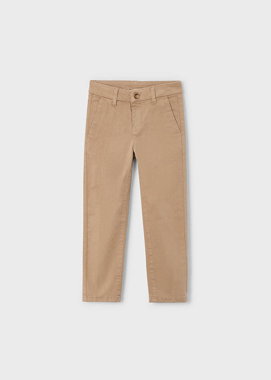 Spodnie klasyczne basic - Karmel