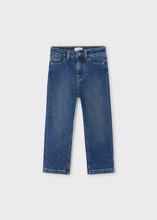 Spodnie jeans basic - Ciemny