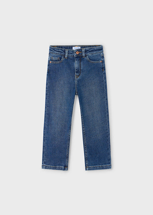 Spodnie jeans basic - Ciemny