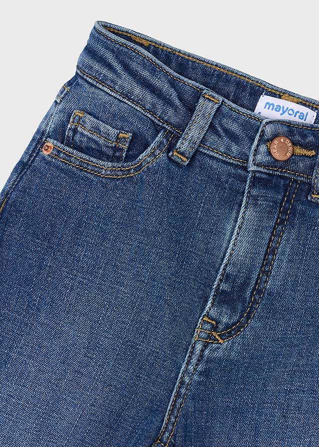 Spodnie jeans basic - Ciemny