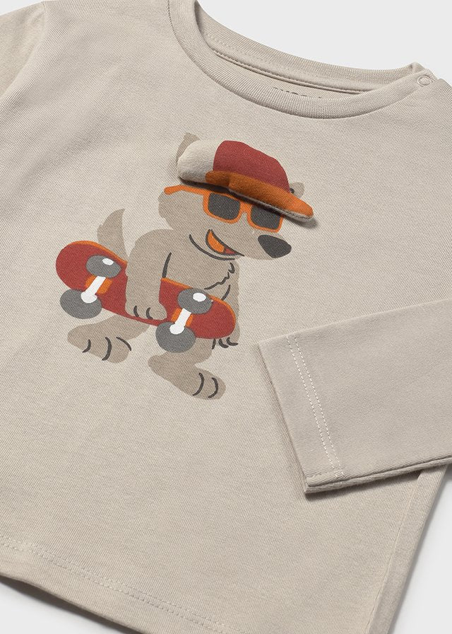 Koszulka długi rękaw z aplikacją - Chai