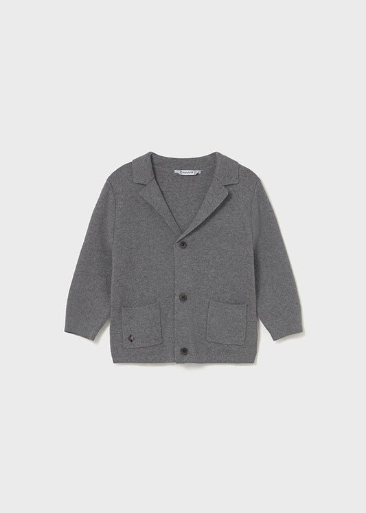 Marynarka trykot - Grafitowy