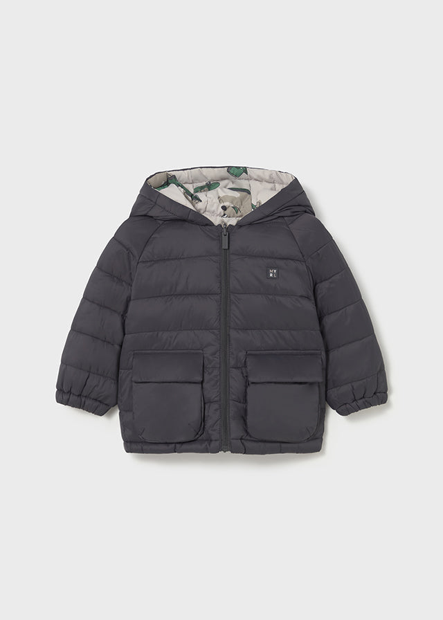 Dwustronna kurtka soft - Cień