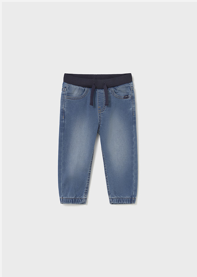 Spodnie soft denim jogger - Medio