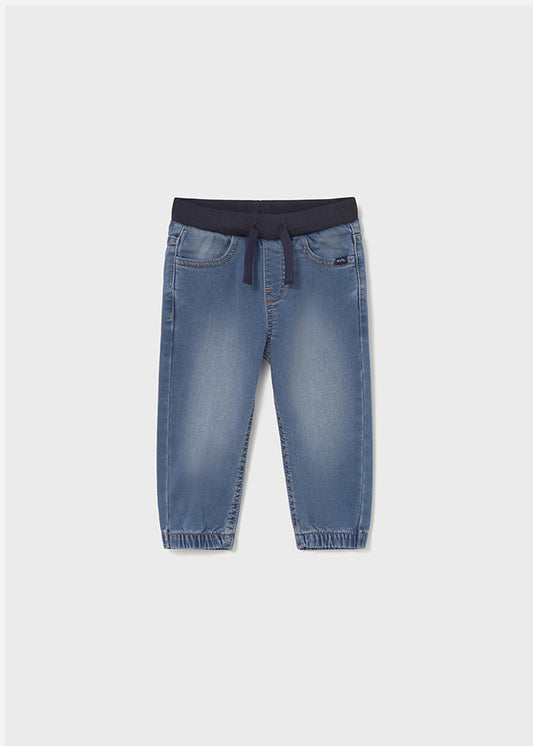 Spodnie soft denim jogger - Medio