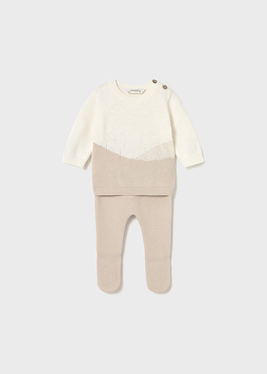 Kompletpółśpiochy tricot - Soja