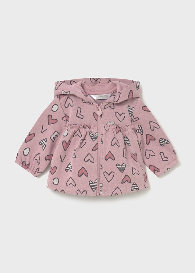 Dres żakardowy 3-cz. - Blush