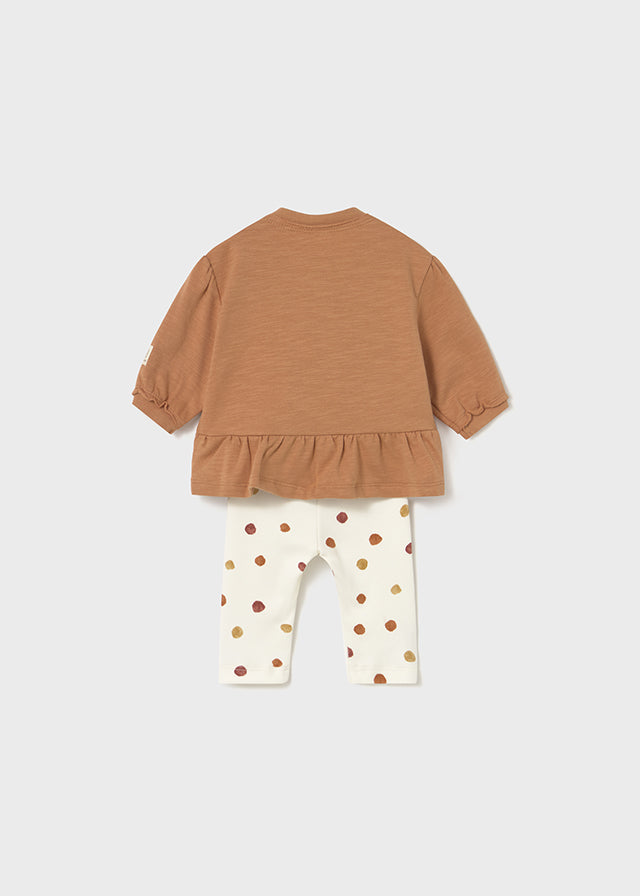 Komplet 4-cz. z legginsami - Cynamon