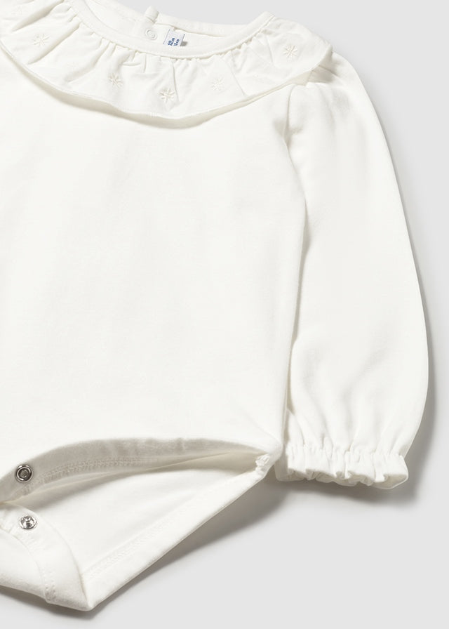 Body kołnierzyk haft - Śmietanka