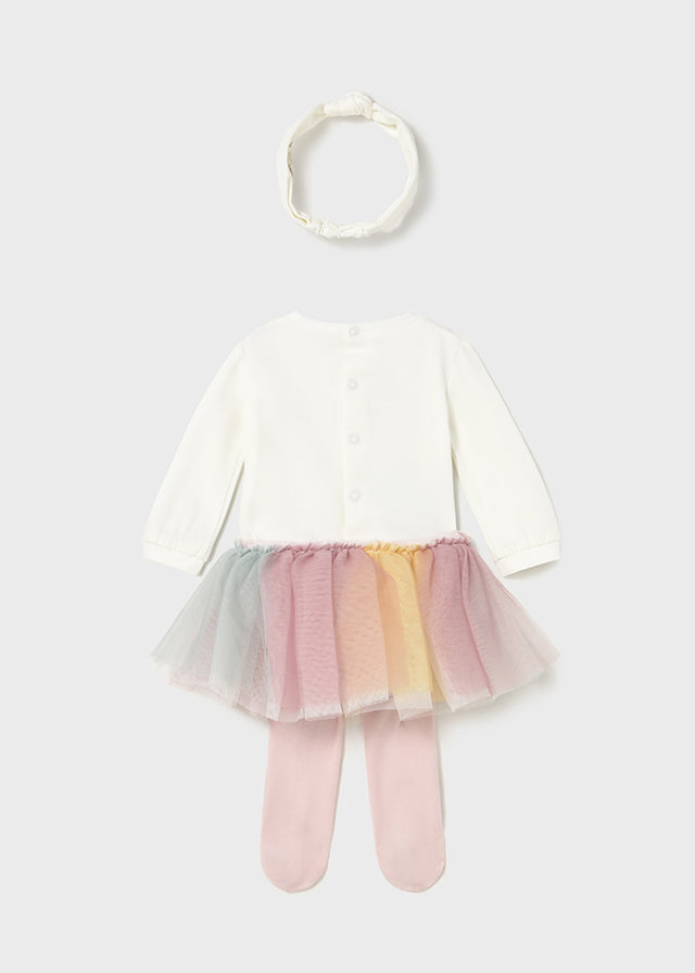 Komplet body tutu - Wielokolor