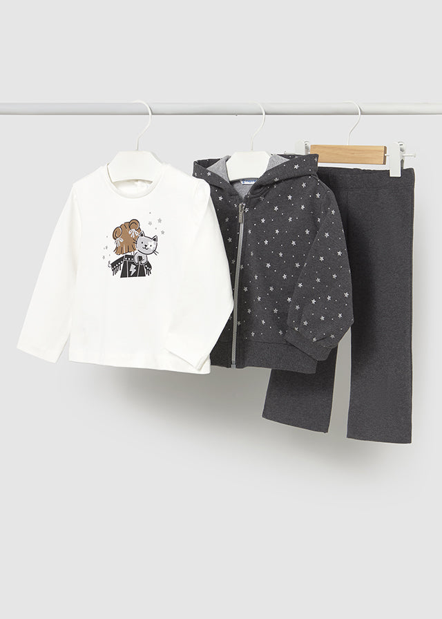 Dres 3-częściowy - Ołowiany