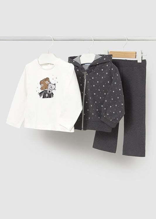 Dres 3-częściowy - Ołowiany