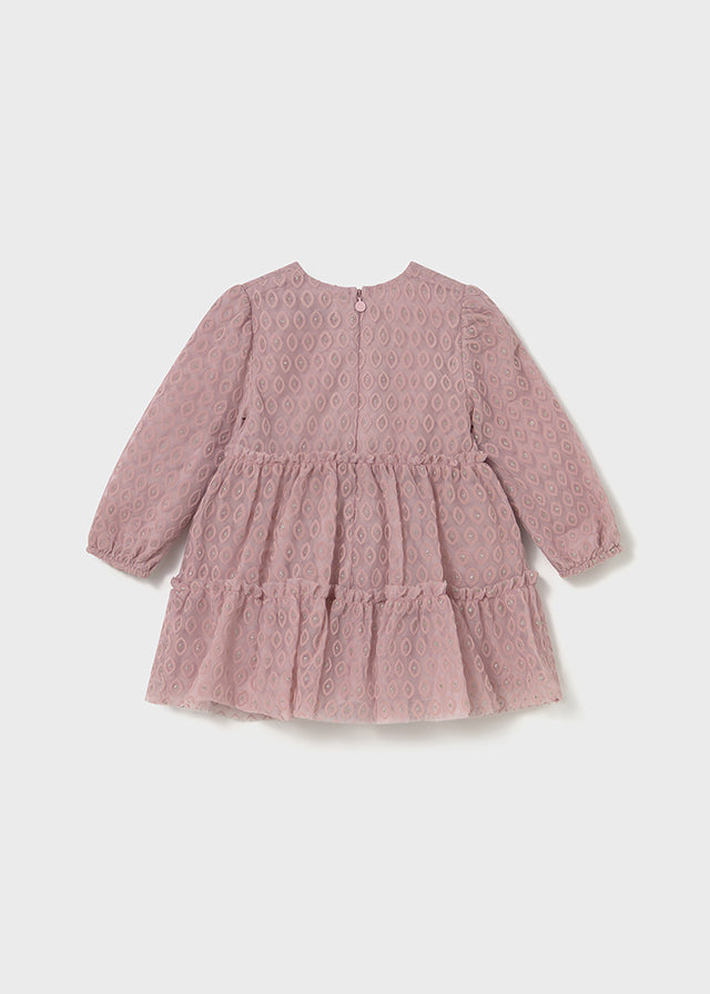 Sukienka z tiulem - Kwarc