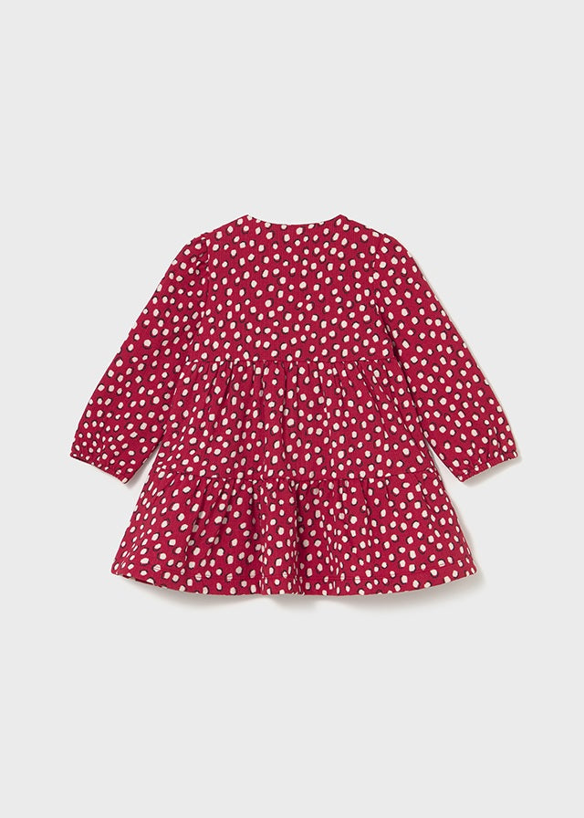 Sukienka dzianina - Czerwony