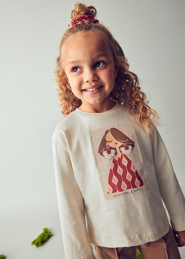 Koszulka długi rękaw scrunchy - Mix-color