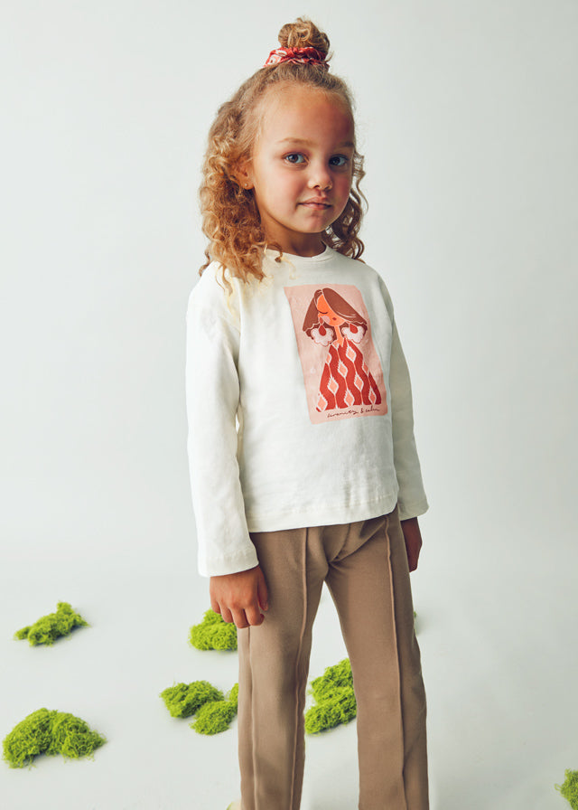 Koszulka długi rękaw scrunchy - Mix-color