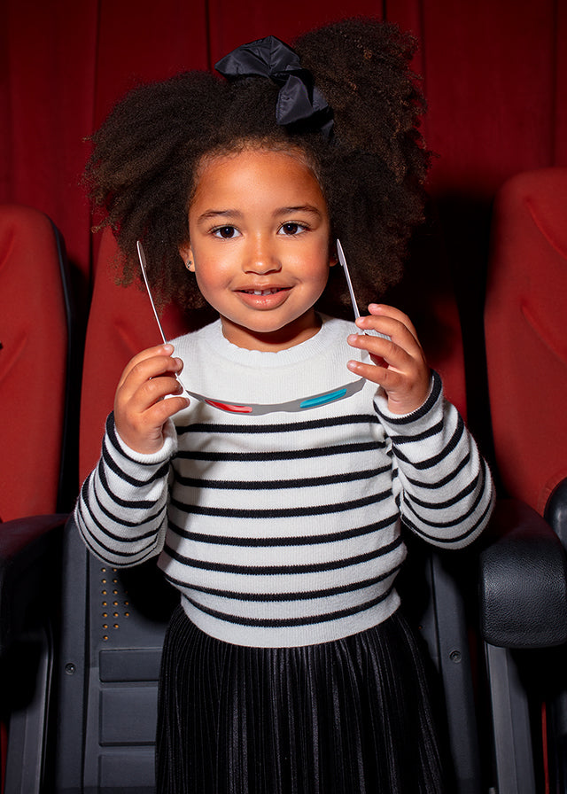 Top trykotowy w paski - Macchiato