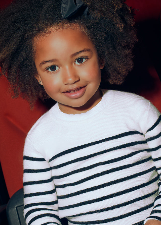 Top trykotowy w paski - Macchiato