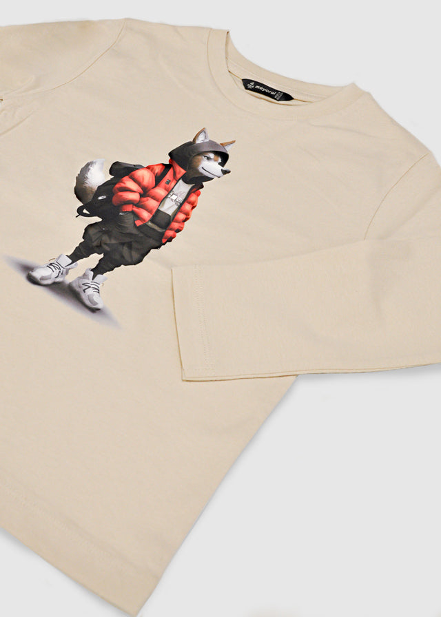 Koszulka długi rękaw "wolf" - Cereal