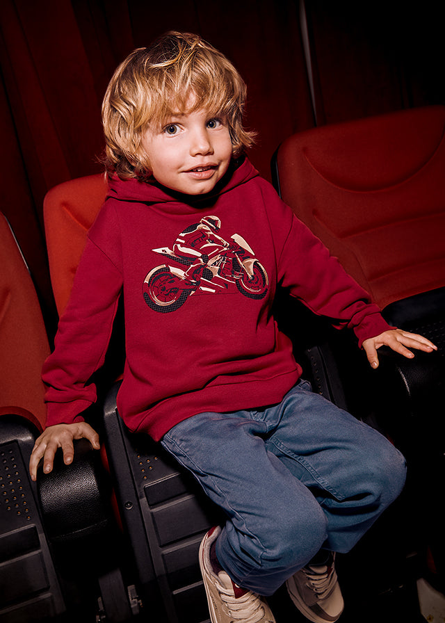 Bluza z printem - Czerwony