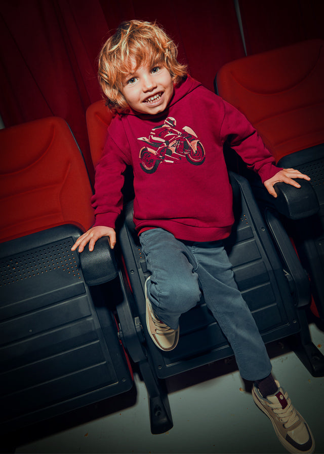 Bluza z printem - Czerwony