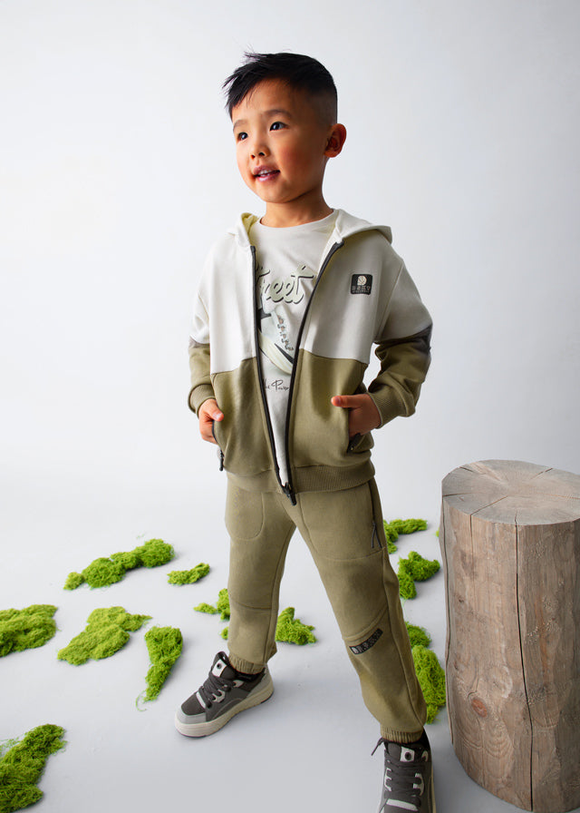 Bluza łączone tkaniny - Tahin