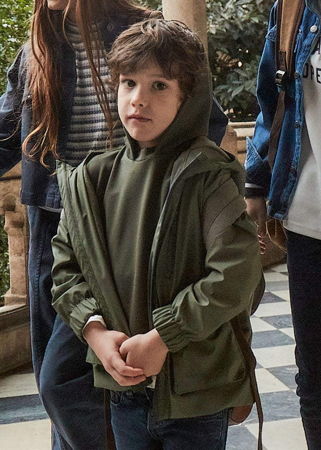 Kurtka przeciwdeszczowa - Oliwkowy