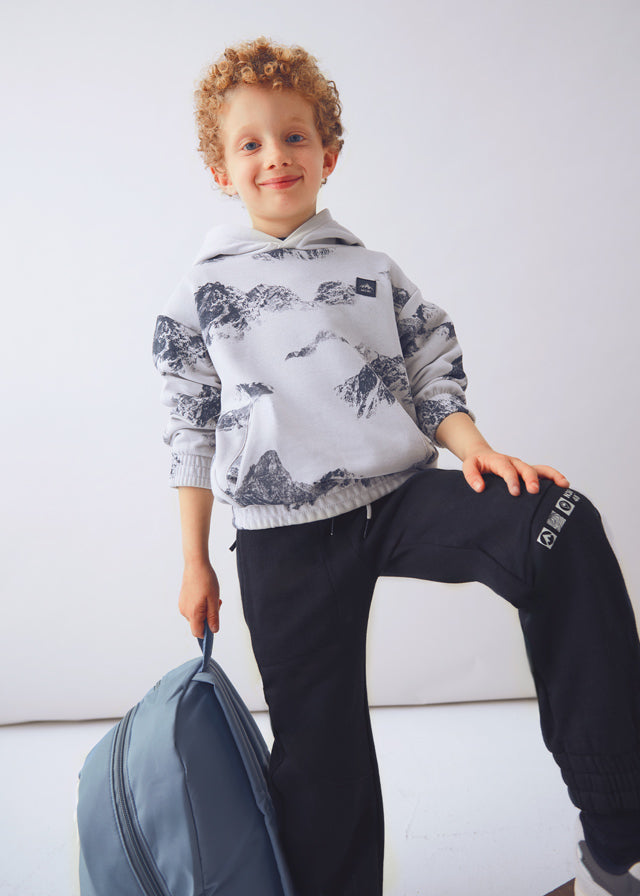 Spodnie dzianinowe active - Granatowy