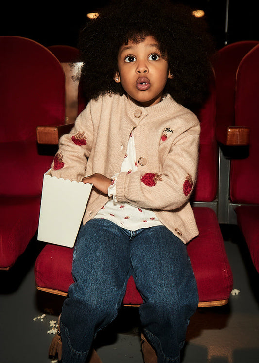 Spodnie jeans wide leg - Ciemny