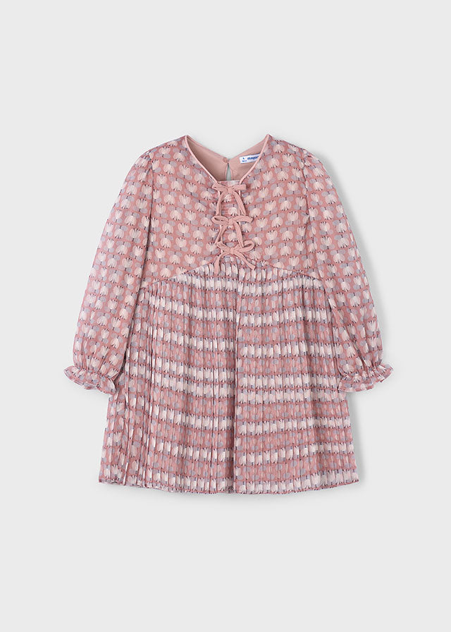 Sukienka plisowana wzory - Make-up