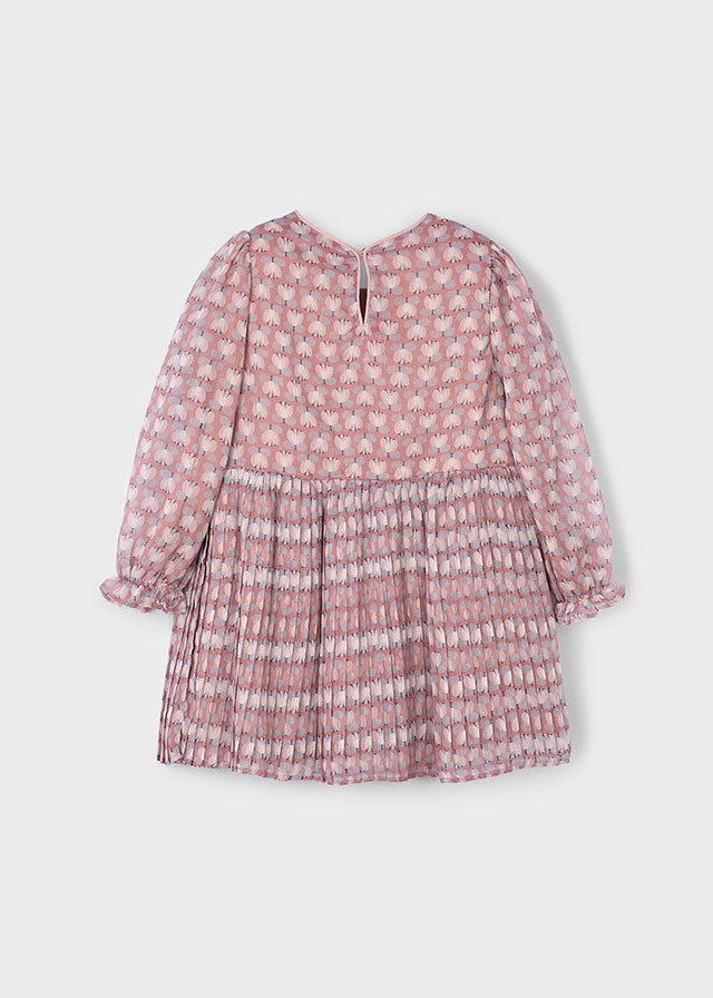 Sukienka plisowana wzory - Make-up