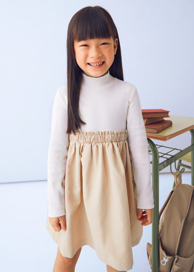 Sukienka cargo łączona - Sand