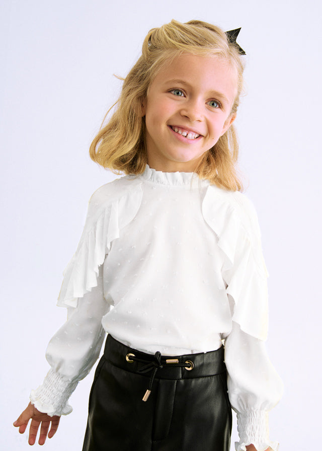 Bluzka plumeti - Kremowy